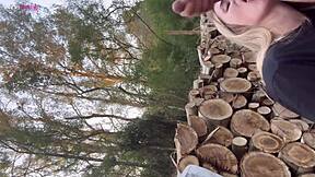 Loirinha Mamando Gostoso No Mato - Aline Novak