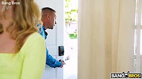 Blonde gets anal in cowgirl and missionary positions with deepthroat. She takes facial cumshot on small tits and shaved pussy for young assfucking fun.