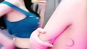 Wow, these 2 thai girls are live streaming, with big boobs and everything, so tempting