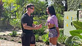 omg no mercy for this petite latina teen slut effy getting rough face fucked and creampied in extreme domination! 😈💦