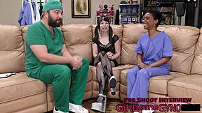 Backstage Covid Checkup With Petite Ditria Rose Spreading