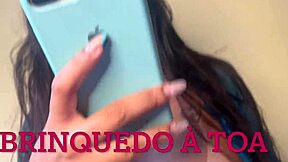 I'm this brazilian brunette babe trying to lose my ass virginity with anal fingering and doggystyle fucking outdoors. First I apply cream to avoid pain before shoving the whole cock in her tight pussy.