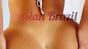 casual narrative of asian babe lina nakamura rebolando her big ass on john coffee's big cock in interracial pov