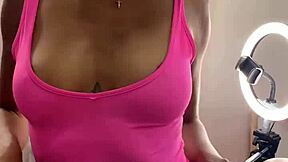 Petite 18+ blonde gives sloppy head to big black cock in ebony encounter