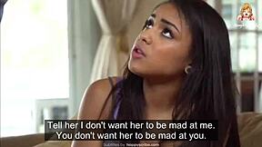 dad blackmailing ebony stepdaughter into hardcore monster cock action 😱🍆