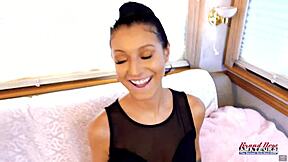 busty inked cutie raven lane sucks big cock and gets pounded 😍🍆