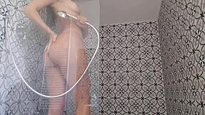 I Had A Very Hot And Sensual Shower In Bathroom Dancing In Lingerie As Brazilian Housewife