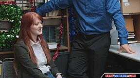 Hey, that redhead teen burglar in the shop needs some young redemption