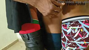 hey, check out this hot threesome with ebony teen girls bent over in police cell