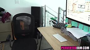 I join in fucking my stepsister and her lesbian lover in this wild threesome