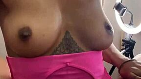 Petite 18+ blonde gives sloppy head to big black cock in ebony encounter