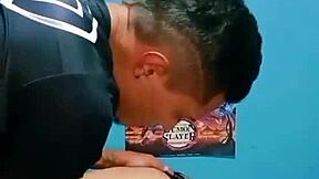 I fuck my athletic Latina stepsister hard in the gym while she stays fitness-focused and sexy.