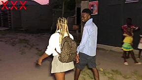 ghana street boy tricks schoolgirl into classroom for rough missionary and doggystyle pounding with big cock