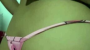 innocent young woman teases in pajamas, showing wet pussy lips and small tits before craving double sex action.