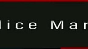 blonde teen takes big black cock in standing anal sex with creampie on her gaping hole