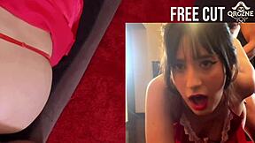 Primeiro anal gape with Brazilian cutie of perfect ass in first time creampie scene ft Waifus Juice free.