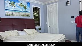 Raw Stepsiblings dani blue and sophia sweet raiding stepbros room for blowjob creampie sex