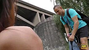 Czech teen gives blowjob and doggystyle sex for cash in office on hidden cam. Hunter sells girlfriend in pov reality cuckold scene.