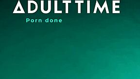 Petite blonde gets aroused by her sexy busty roommate's dance skills in the kitchen