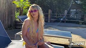 Young Girl Seduces Delivery Boy To Fuck In Aisle - Angel Cruz & Celeste Alba