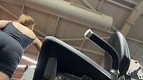 Intense Feelings During Public Workout Masturbation with Chubby Teen's Big Natural Tits and Wet Pussy Leading to Outdoor Orgasm