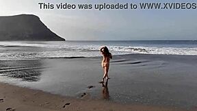 Stepmom, can we do a nude beach photoshoot with your big natural tits out?