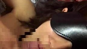 subtle hints of bound asian wife in homemade japanese bondage with young amateur giving oral service to stranger