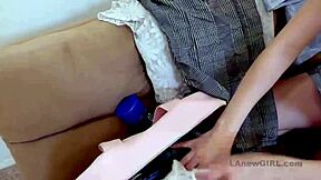 uh, this sun-kissed blonde model with striking features gets fucked hard at the casting couch