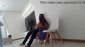 Amateur Blonde Teen Deepthroats and Sucks Big Cock Flashing in Homemade Video