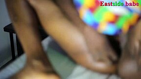 Horny Creamy Pussy Banging Hard from Ebony BBC in Intense Action