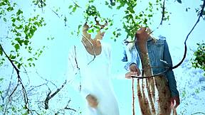 Enchanted by lesbians Scarlet Red and Blake Eden's passion!