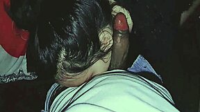 sweet latina deepthroats and sucks that big black cock in homemade video