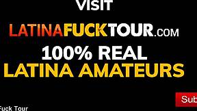 latina stepdaughter back from college sucking big cock outdoors 😏🍆