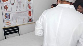i feel so humiliated as brazilian lesbian couple visits male gynecologist for kinky exam