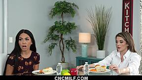 stepbrother's prank goes wrong leading to anytime sex with freeusing milf in blowjob cowgirl threesome