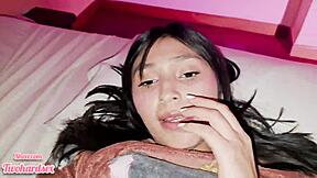 i impregnated my step cousin with big cumshot inside shaved pussy missionary