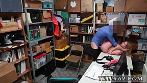 Sexy teen 18+ does a cam dance and handles the strip search comfortably