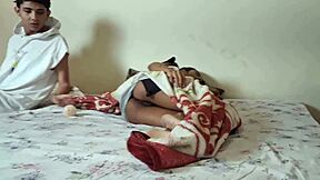 Hey, I caught my skinny tall stepsister in the room after college and the naughty cougar let me do interracial fetish stuff