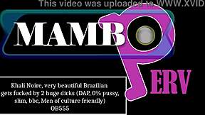 Beautiful brazilian Khali Noire takes 2 huge cocks in dap assfucking with gaping and dirty talk 😈