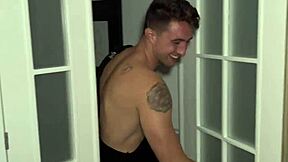 Little Naiara faces her first threesome with deepthroat gagging and rough domination 😈🍆