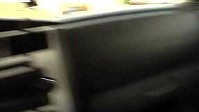 horny brunette sucks cock in car then gets dick in tight pussy