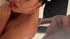 Homemade amateur brunette egyptian milf deepthroats jason luv's monster cock. She gets tight pussy licked and fucked hard in interracial pov.