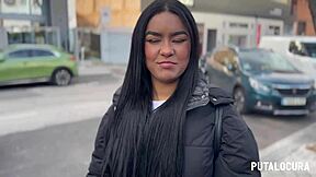 putalocura catches venezuelan big ass ambar bunny ending in creampie