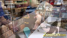 Petite Tattooed Blonde Naomi Nash Slammed By Uniformed Dude With Monster Cock