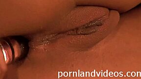 lesbian orgy features horny young sluts in group anal action