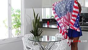 What If This Ebony Cougar Seduces Her Stepson Silently