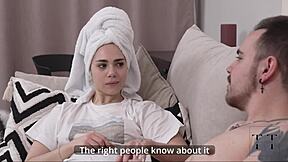 Oh man, that dangerous creampie went so deep inside me! 😈 Full 4K HD video from Tim Team