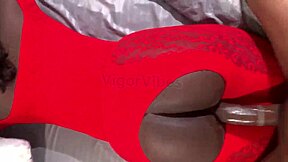 Why is this big booty BBW spreading her wet pussy for monster cock in dorm?