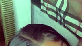 My little 18+ shy stepsister feels so guilty caught on knees sucking big black cocks again