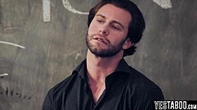 Teachers double penetrate horny teen student boldly